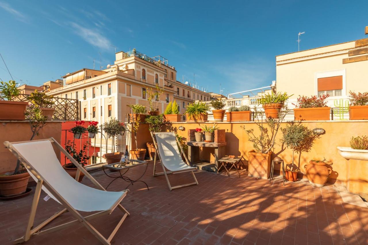 Bright And Comfy Terraced Apartment In Trastevere โรม ภายนอก รูปภาพ