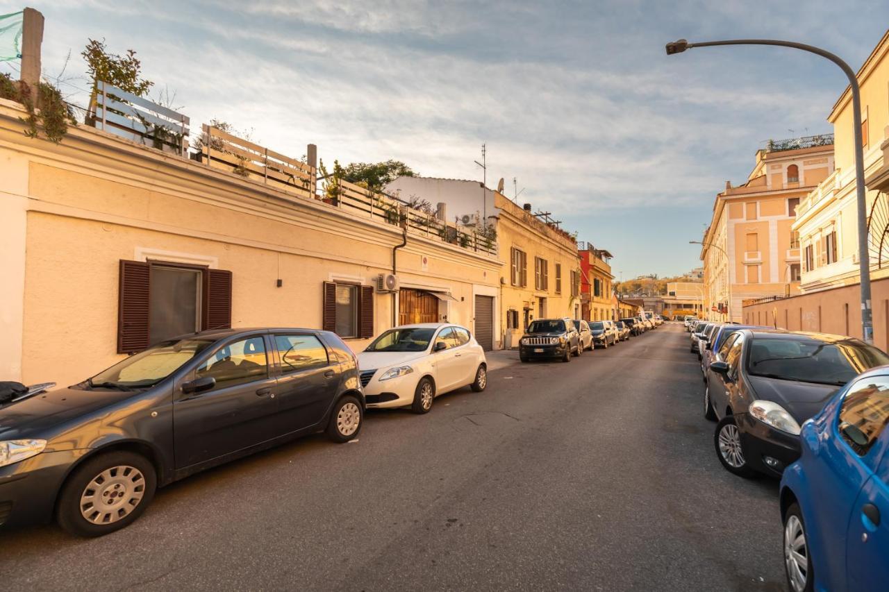 Bright And Comfy Terraced Apartment In Trastevere โรม ภายนอก รูปภาพ